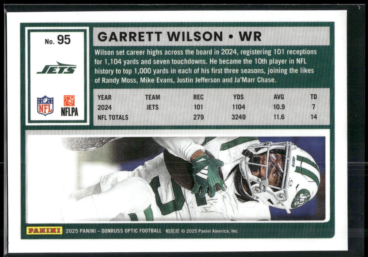 2025 Donruss Optic #95 Garrett Wilson
