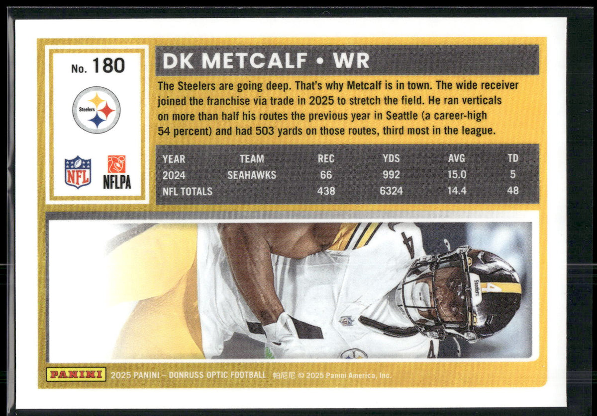 2025 Donruss Optic #180 DK Metcalf