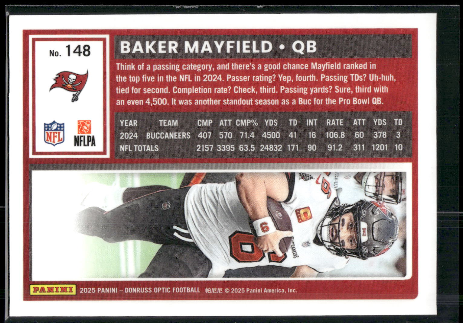 2025 Donruss Optic #148 Baker Mayfield