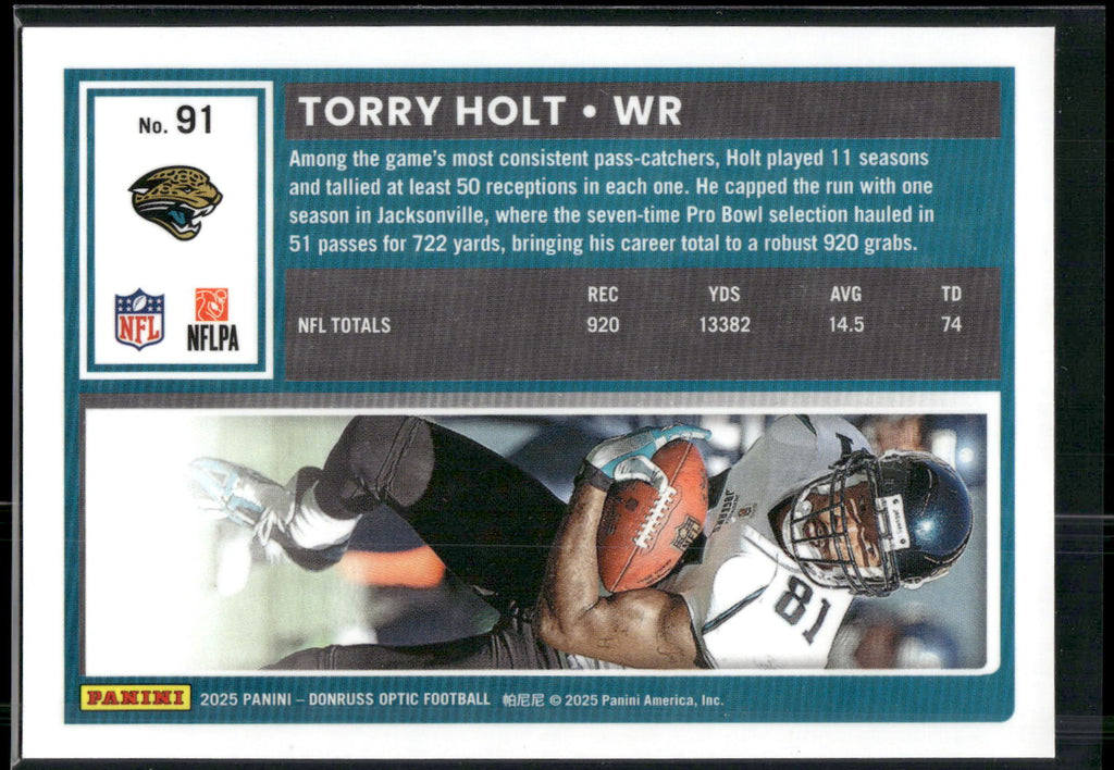 2025 Donruss Optic #91 Torry Holt