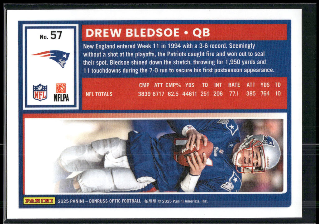 2025 Donruss Optic #57 Drew Bledsoe