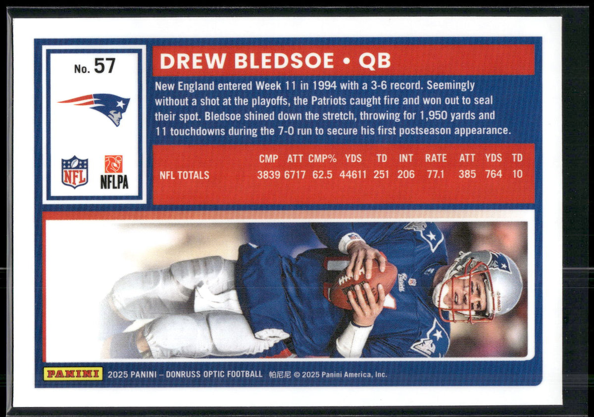 2025 Donruss Optic #57 Drew Bledsoe