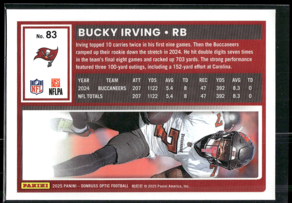 2025 Donruss Optic #83 Bucky Irving