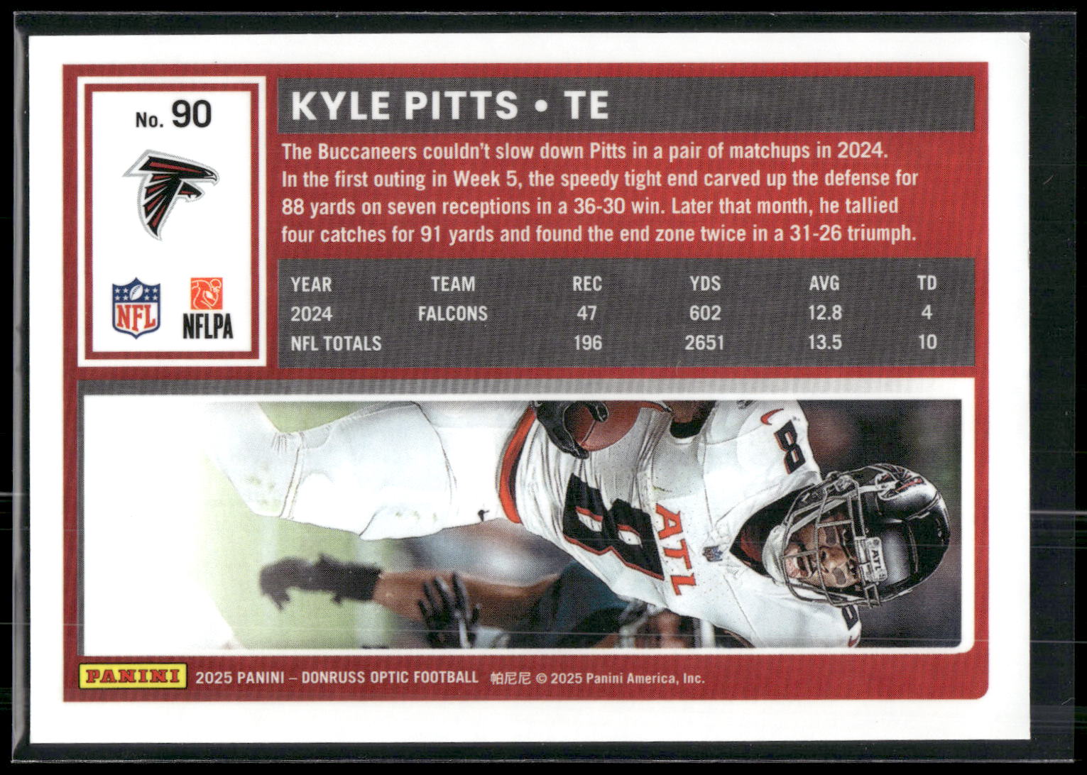 2025 Donruss Optic #90 Kyle Pitts