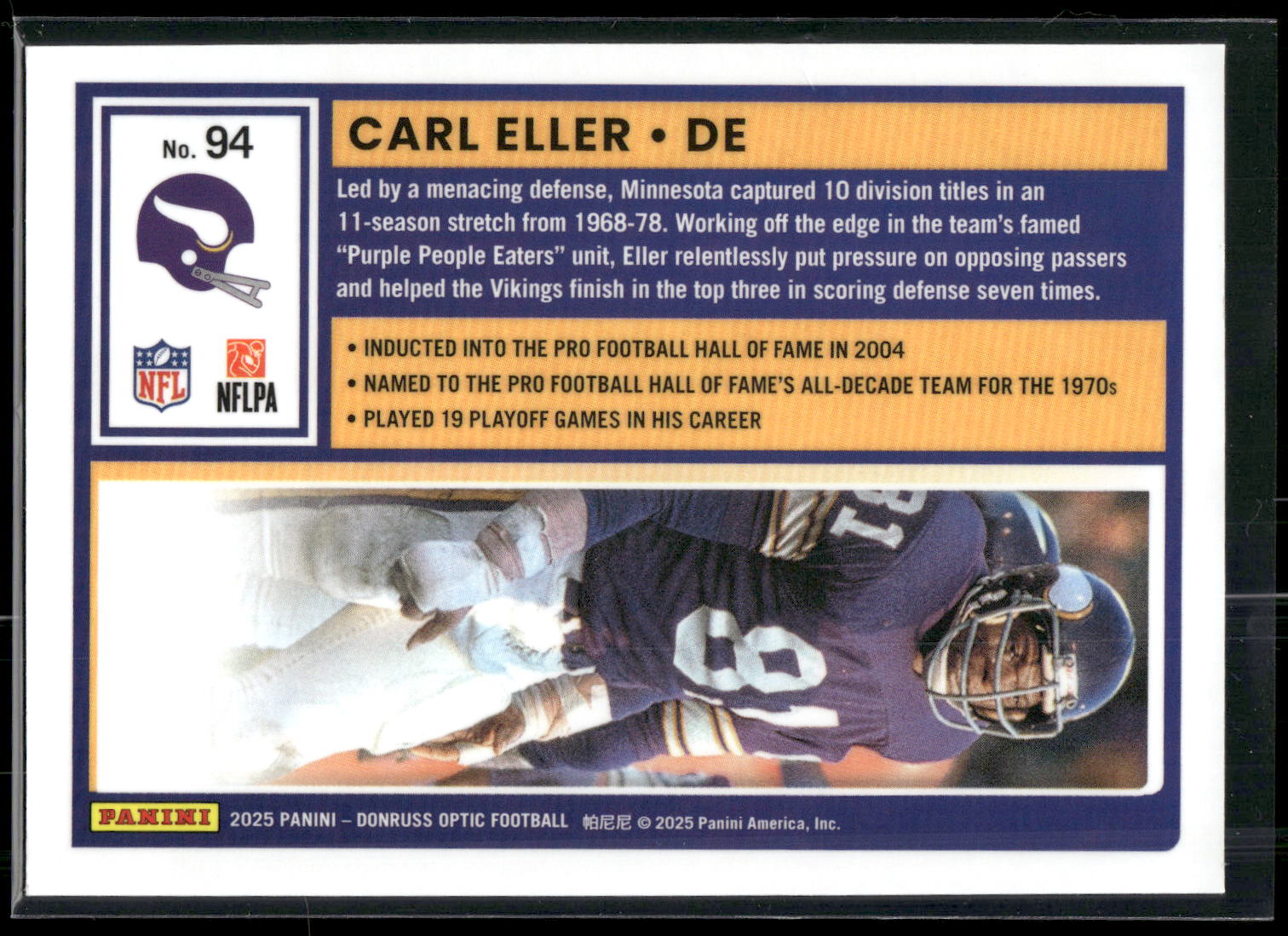 2025 Donruss Optic #94 Carl Eller