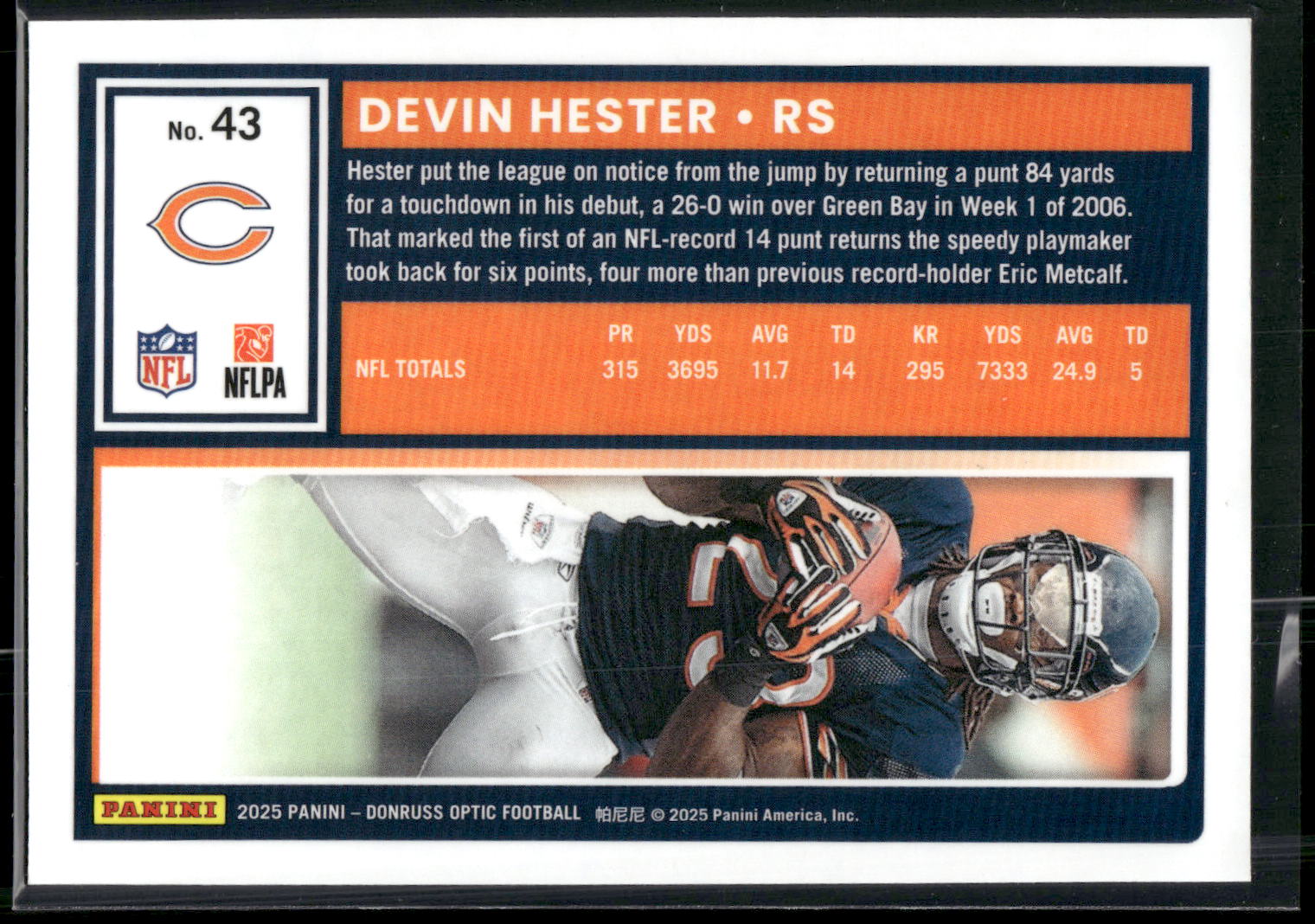 2025 Donruss Optic #43 Devin Hester