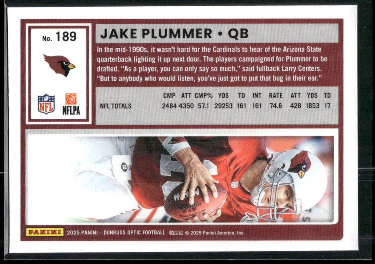 2025 Donruss Optic #189 Jake Plummer