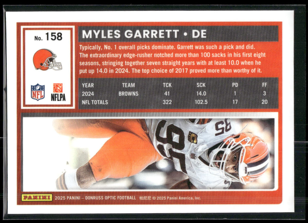 2025 Donruss Optic #158 Myles Garrett