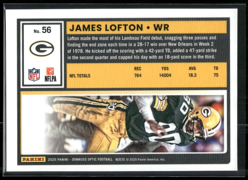 2025 Donruss Optic #56 James Lofton