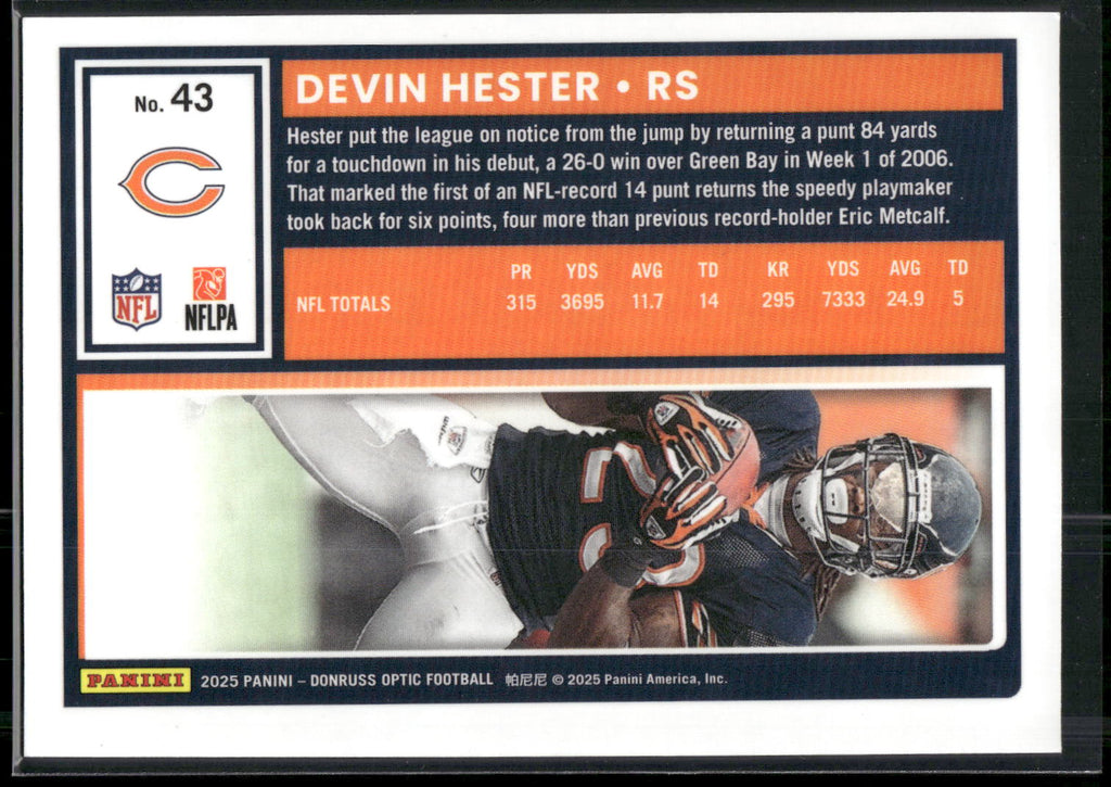 2025 Donruss Optic #43 Devin Hester