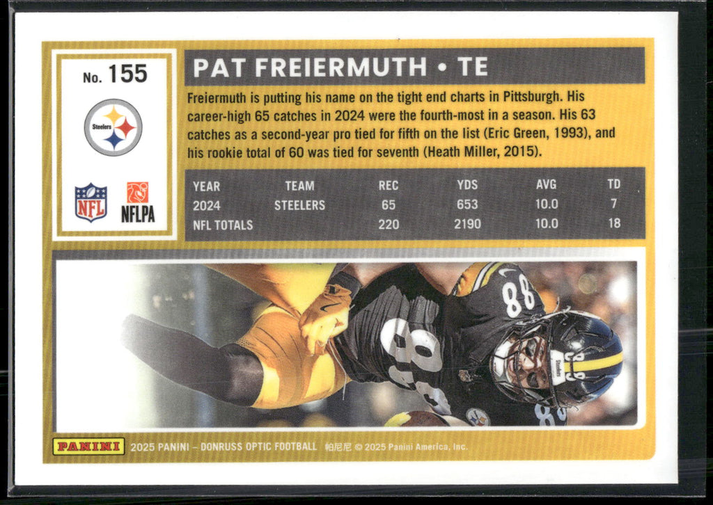 2025 Donruss Optic #155 Pat Freiermuth