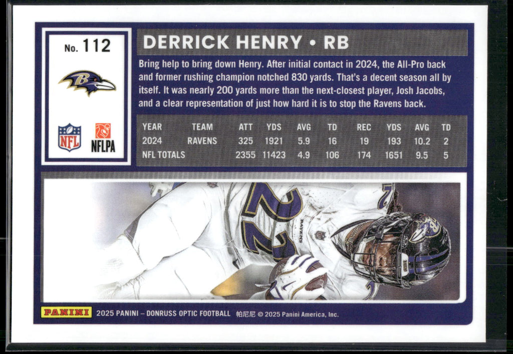 2025 Donruss Optic #112 Derrick Henry