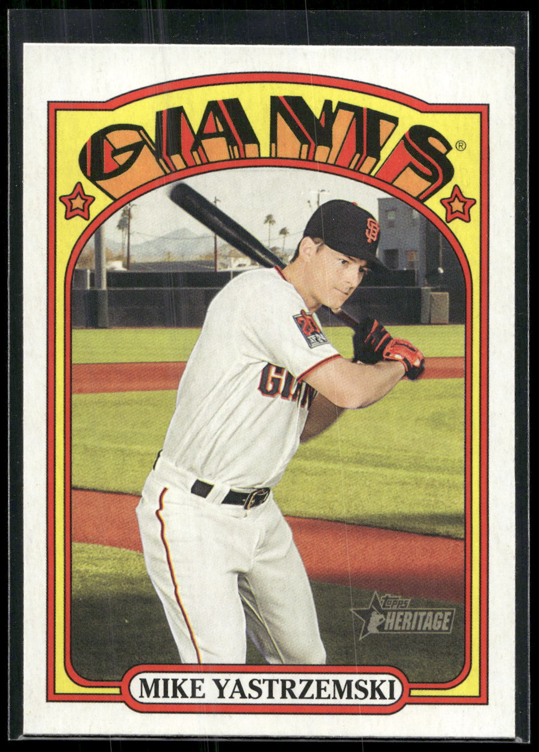 2021 Topps Heritage #135 Mike Yastrzemski