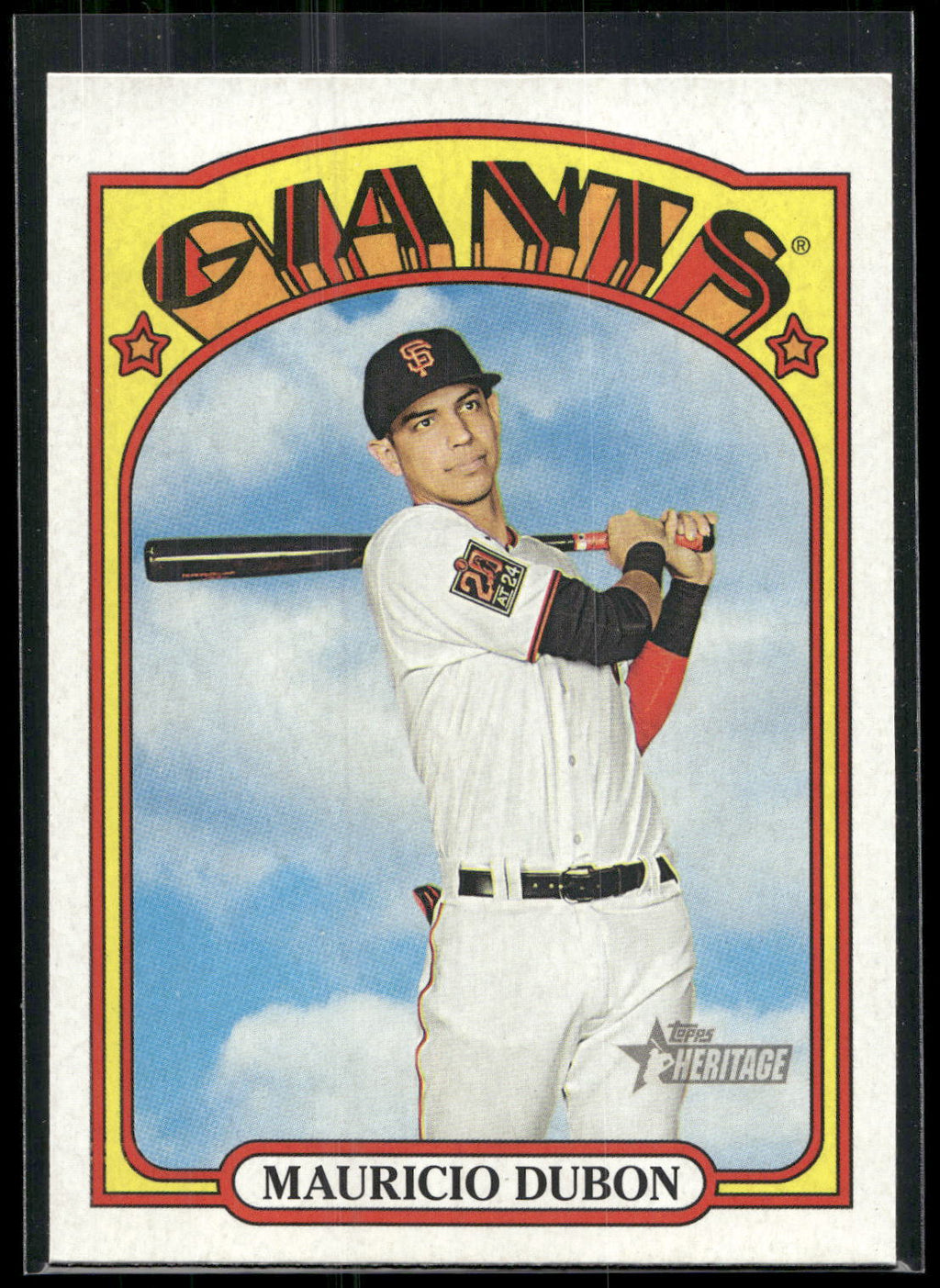 2021 Topps Heritage #343 Mauricio Dubon