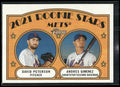 2021 Topps Heritage #5 Mets 2021 Rookie Stars (David Peterson / Andres Gimenez)