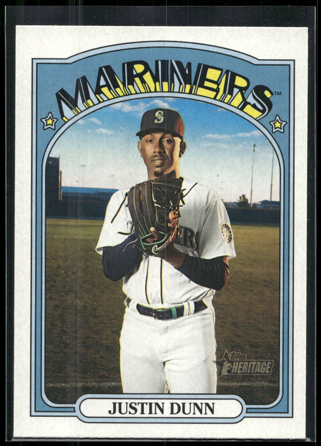 2021 Topps Heritage #276 Justin Dunn