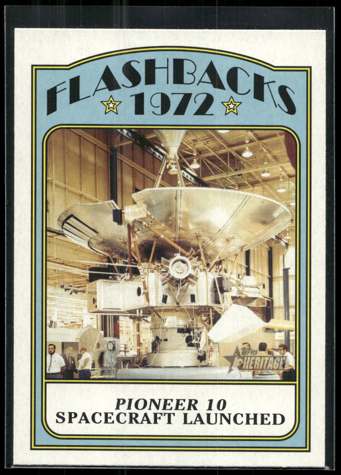 2021 Topps Heritage #NF-PIO Pioneer 10 Spacecraft Launched News Flashbacks