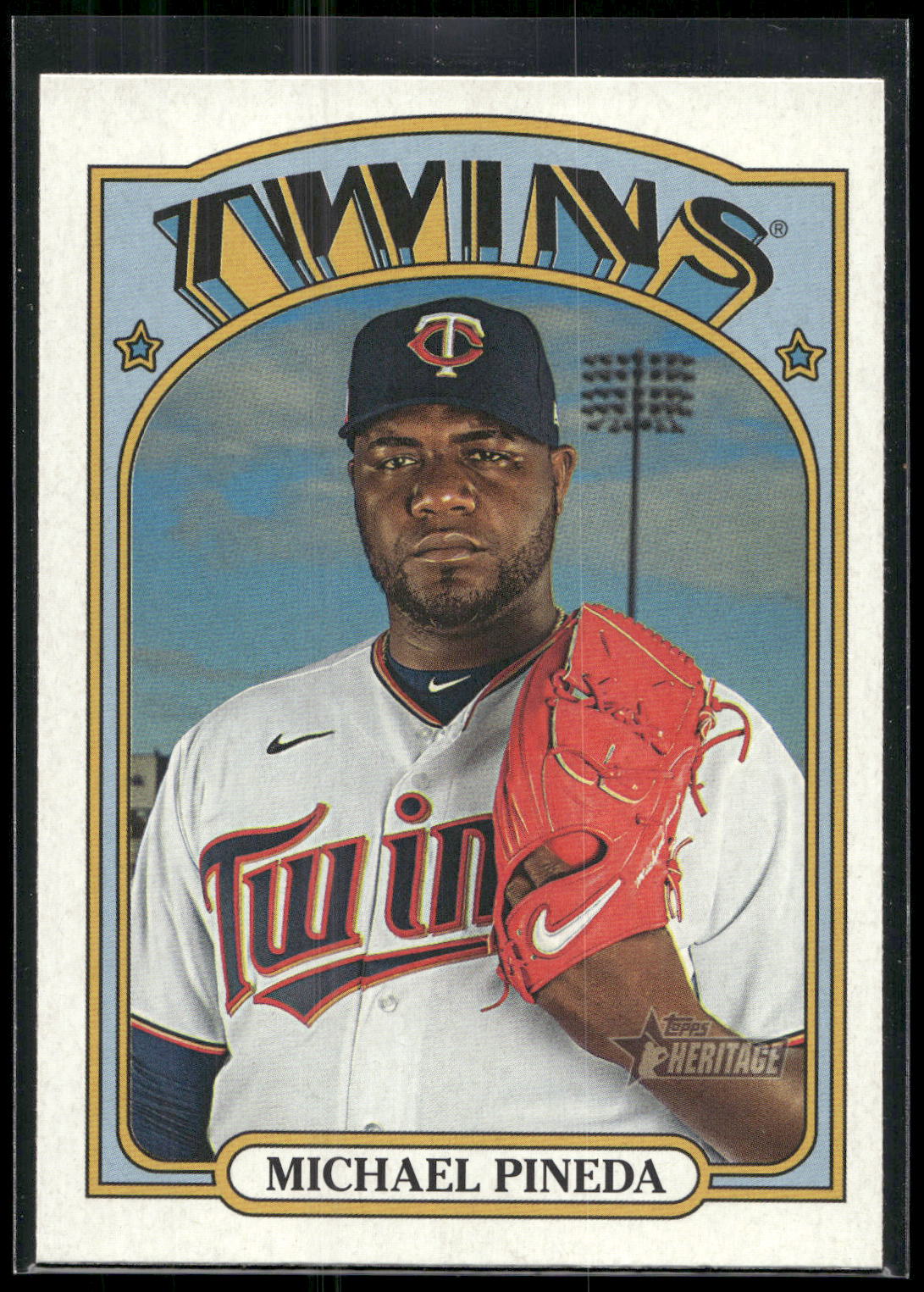 2021 Topps Heritage #74 Michael Pineda