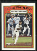 2021 Topps Heritage #24 2020 AL Postseason: Rays World Series Bound