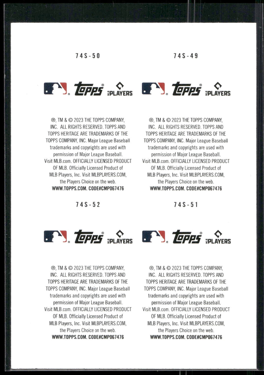 2023 Topps Tommy Henry Gabriel Moreno Corbin Carroll Dominic Fletcher Stamp