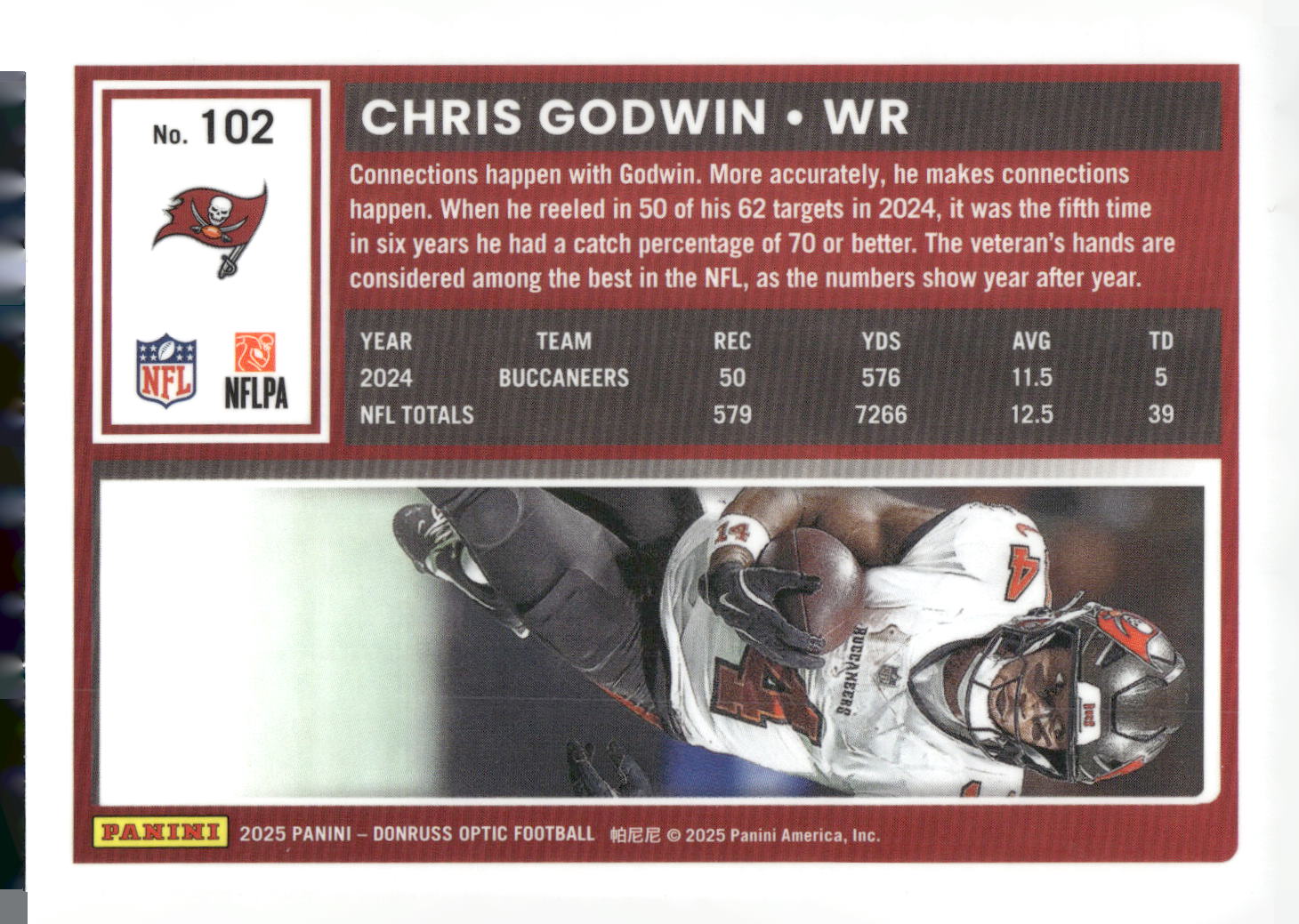 2025 Donruss Optic #102 Chris Godwin