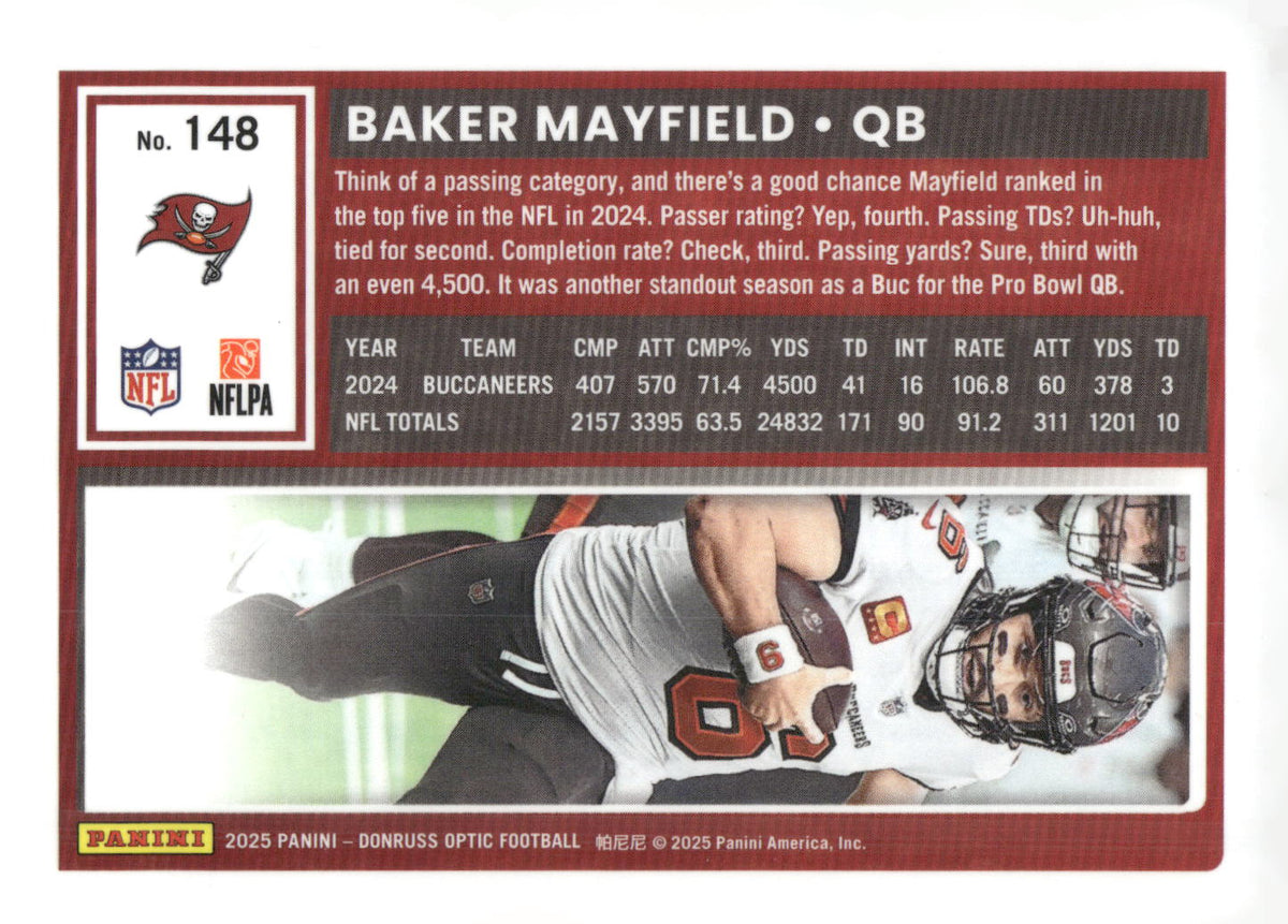 2025 Donruss Optic #148 Baker Mayfield