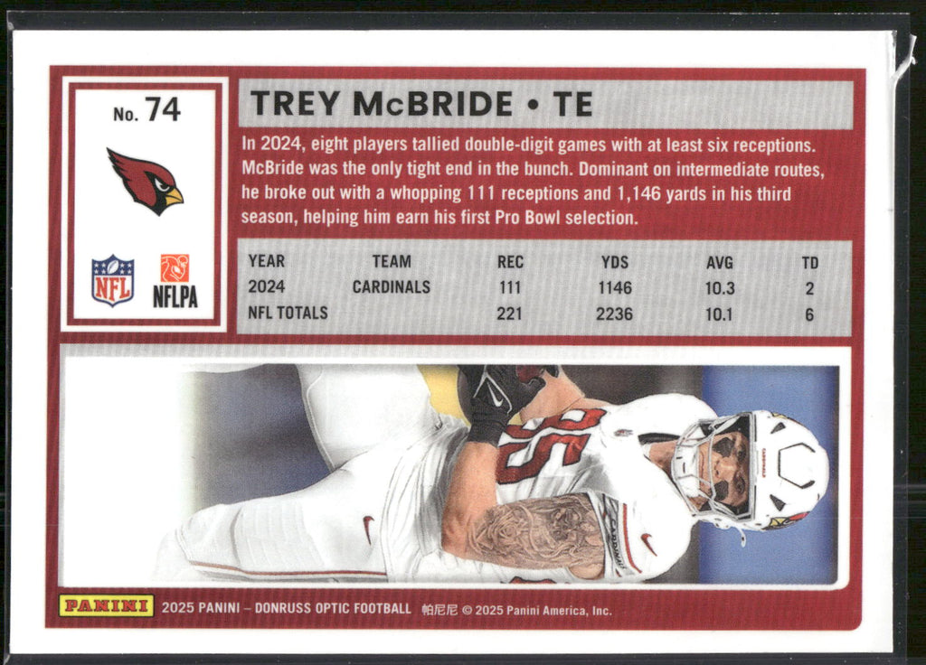 2025 Donruss Optic #74 Trey McBride