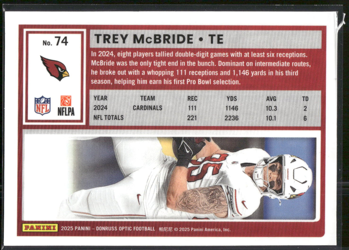 2025 Donruss Optic #74 Trey McBride