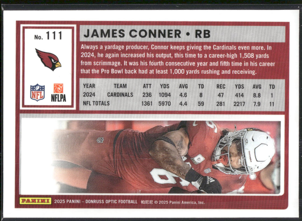 2025 Donruss Optic #111 James Conner