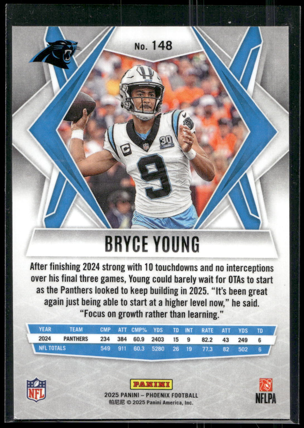 2025 Panini Phoenix #148 Bryce Young