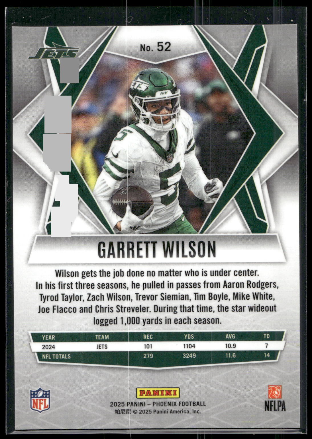 2025 Panini Phoenix #52 Garrett Wilson