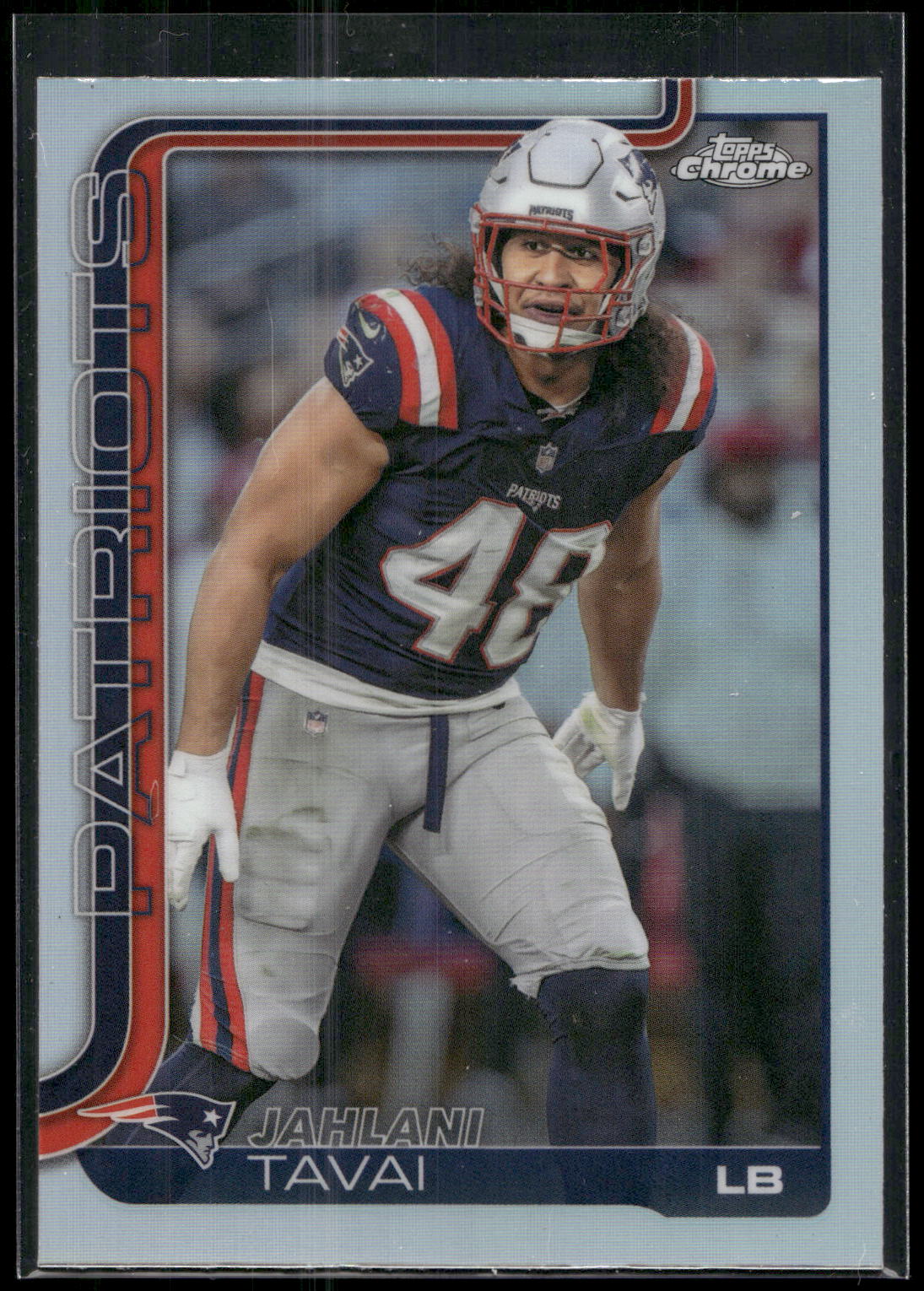2025 Topps Chrome #213 Jahlani Tavai Refractor