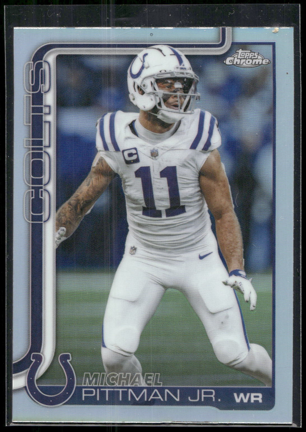 2025 Topps Chrome #126 Michael Pittman Jr. Refractor