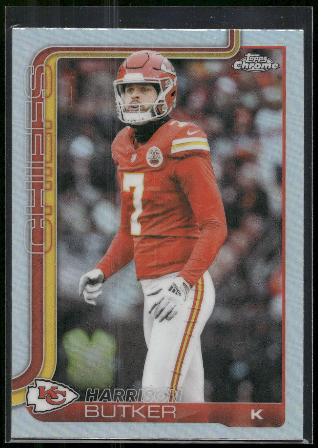 2025 Topps Chrome #151 Harrison Butker Refractor