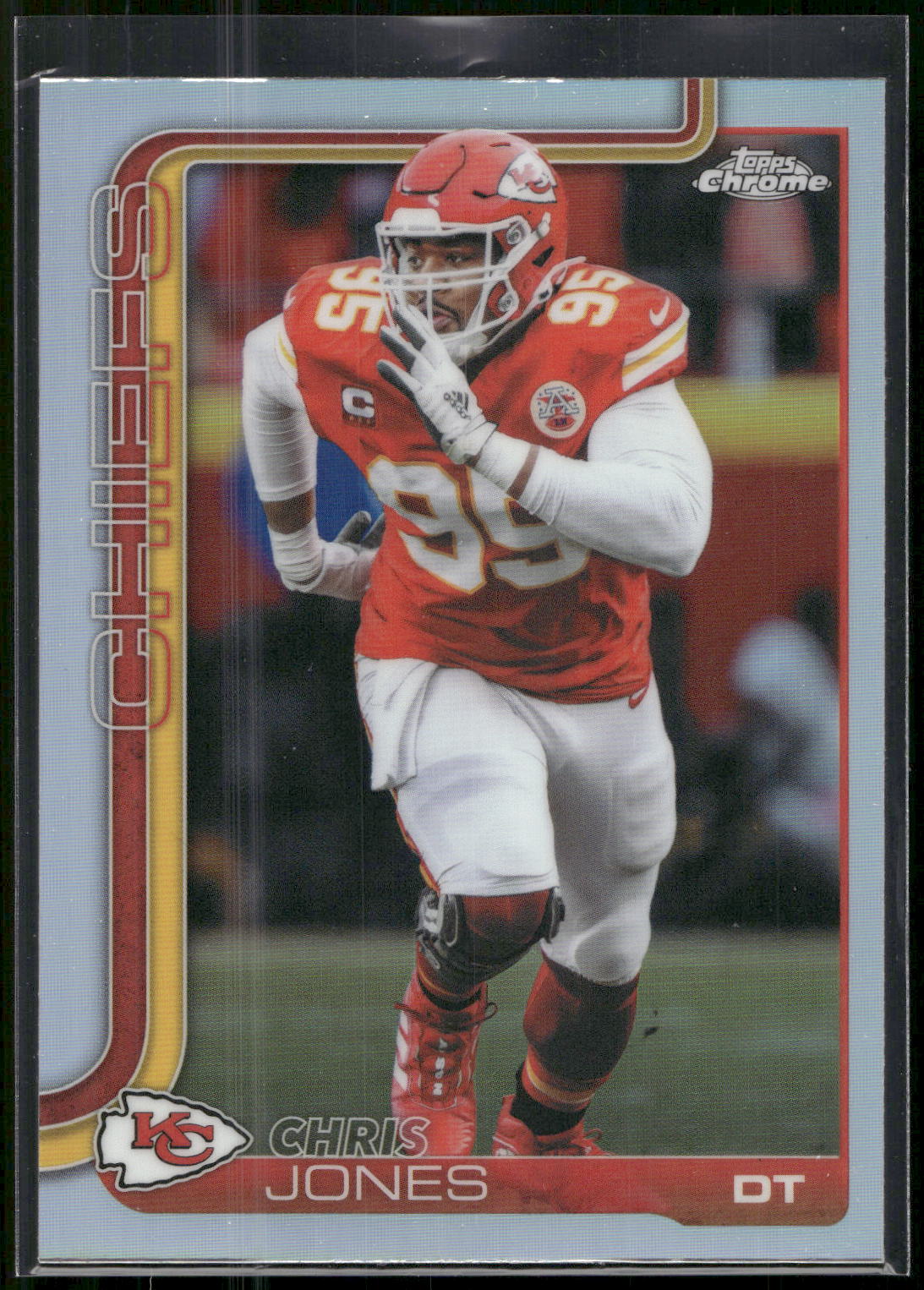 2025 Topps Chrome #153 Chris Jones Refractor