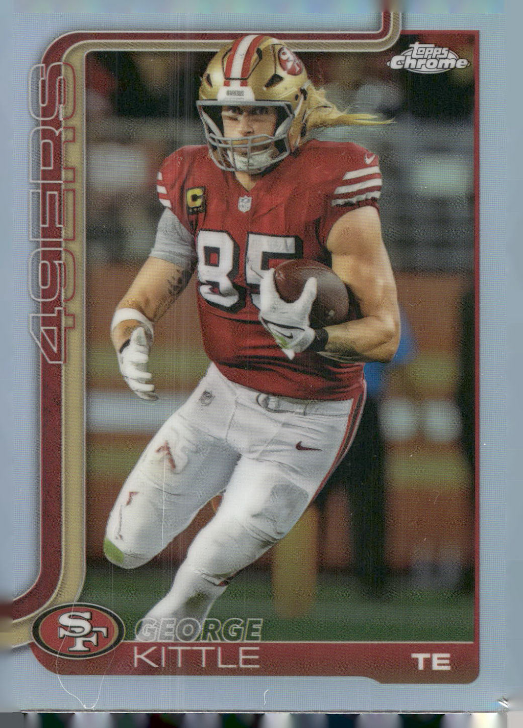 2025 Topps Chrome #267 George Kittle Refractor
