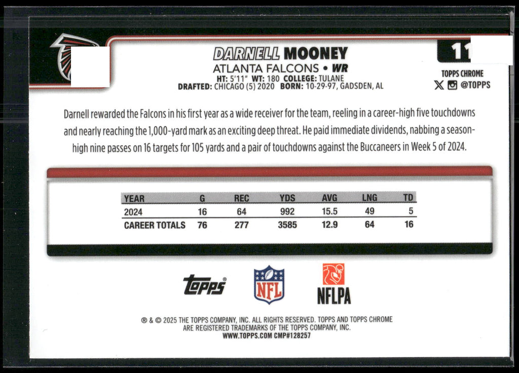 2025 Topps Chrome #11 Darnell Mooney