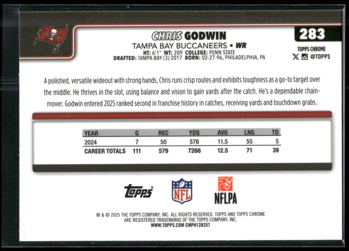 2025 Topps Chrome #283 Chris Godwin