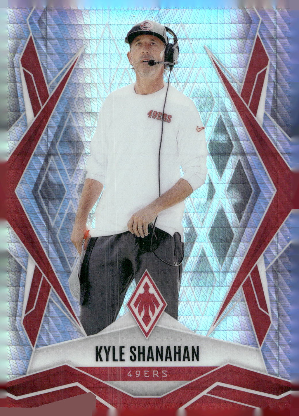 2025 Panini Phoenix #120 Kyle Shanahan Silver Prizm
