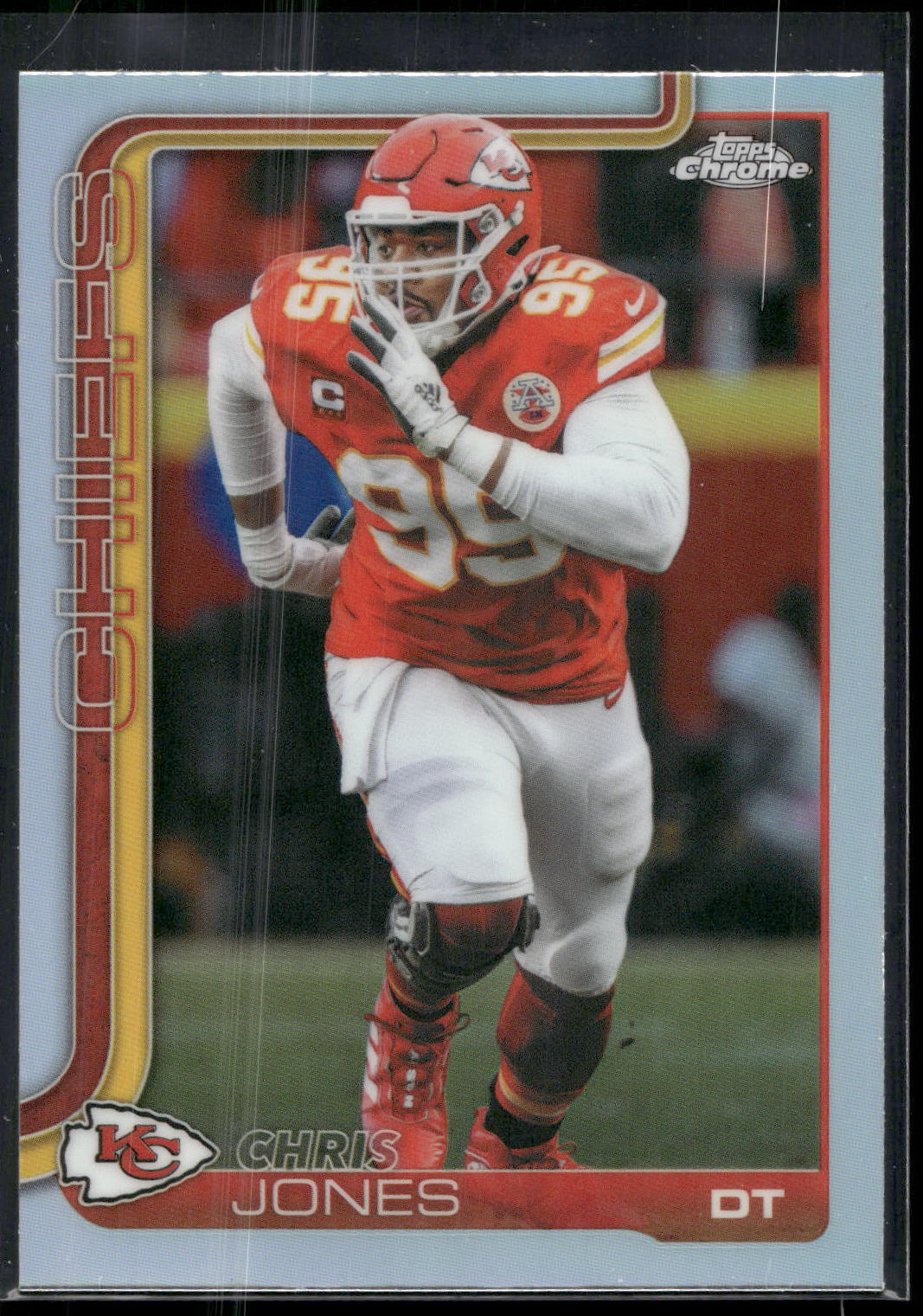 2025 Topps Chrome #153 Chris Jones Refractor