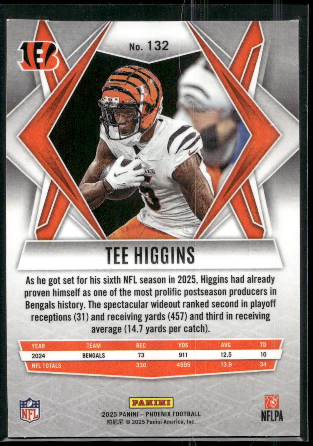 2025 Panini Phoenix #132 Tee Higgins