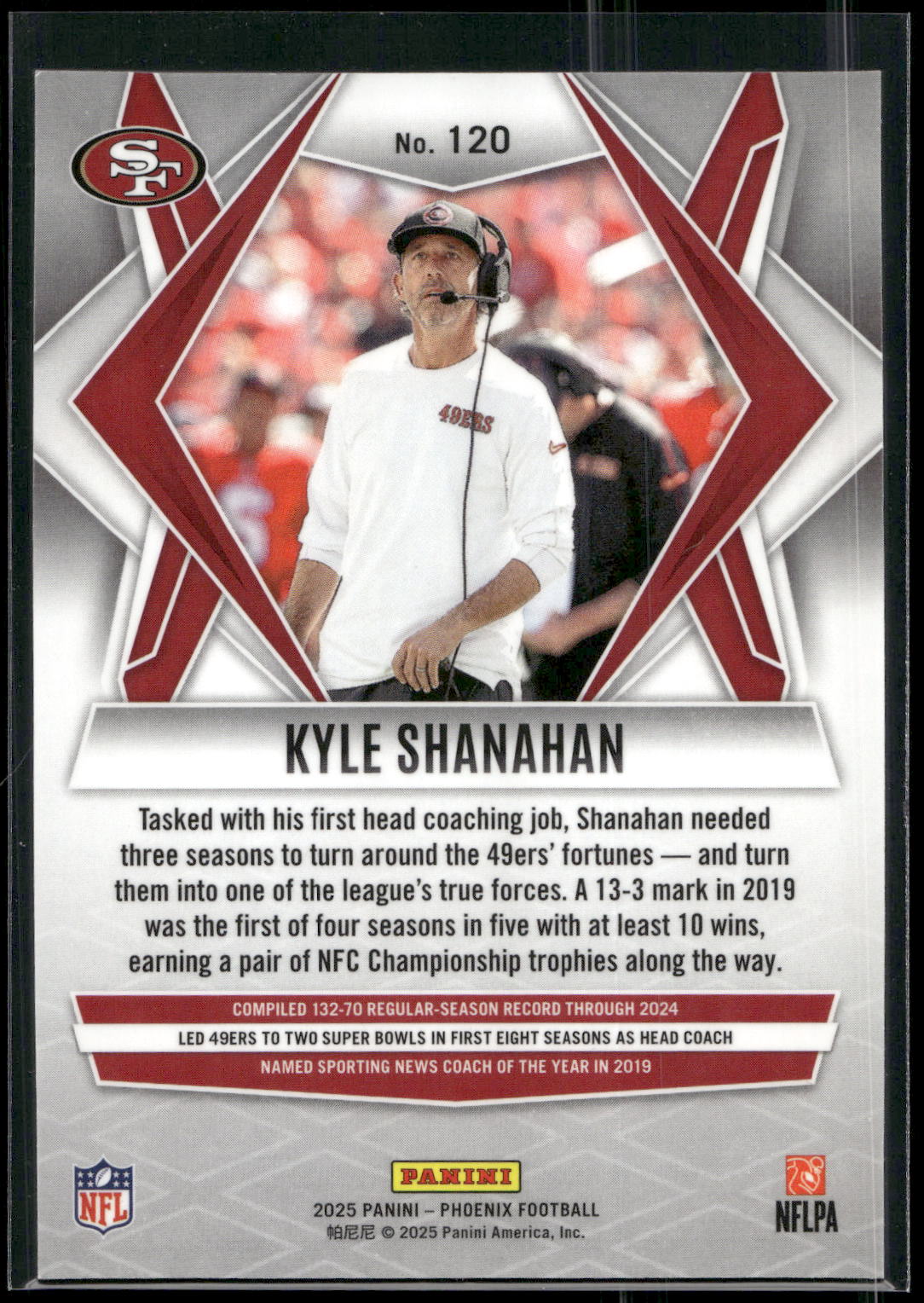 2025 Panini Phoenix #120 Kyle Shanahan