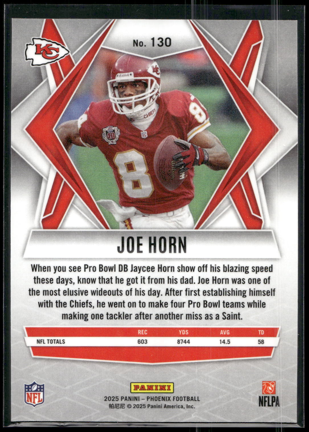 2025 Panini Phoenix #130 Joe Horn
