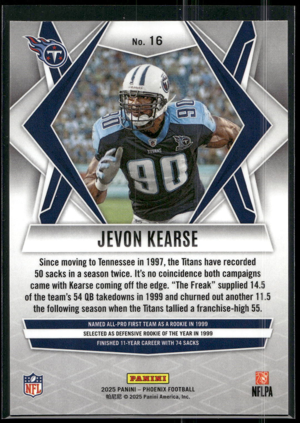 2025 Panini Phoenix #16 Jevon Kearse