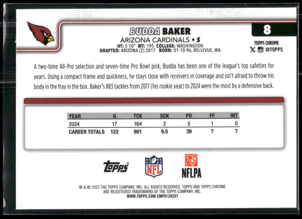 2025 Topps Chrome #8 Budda Baker