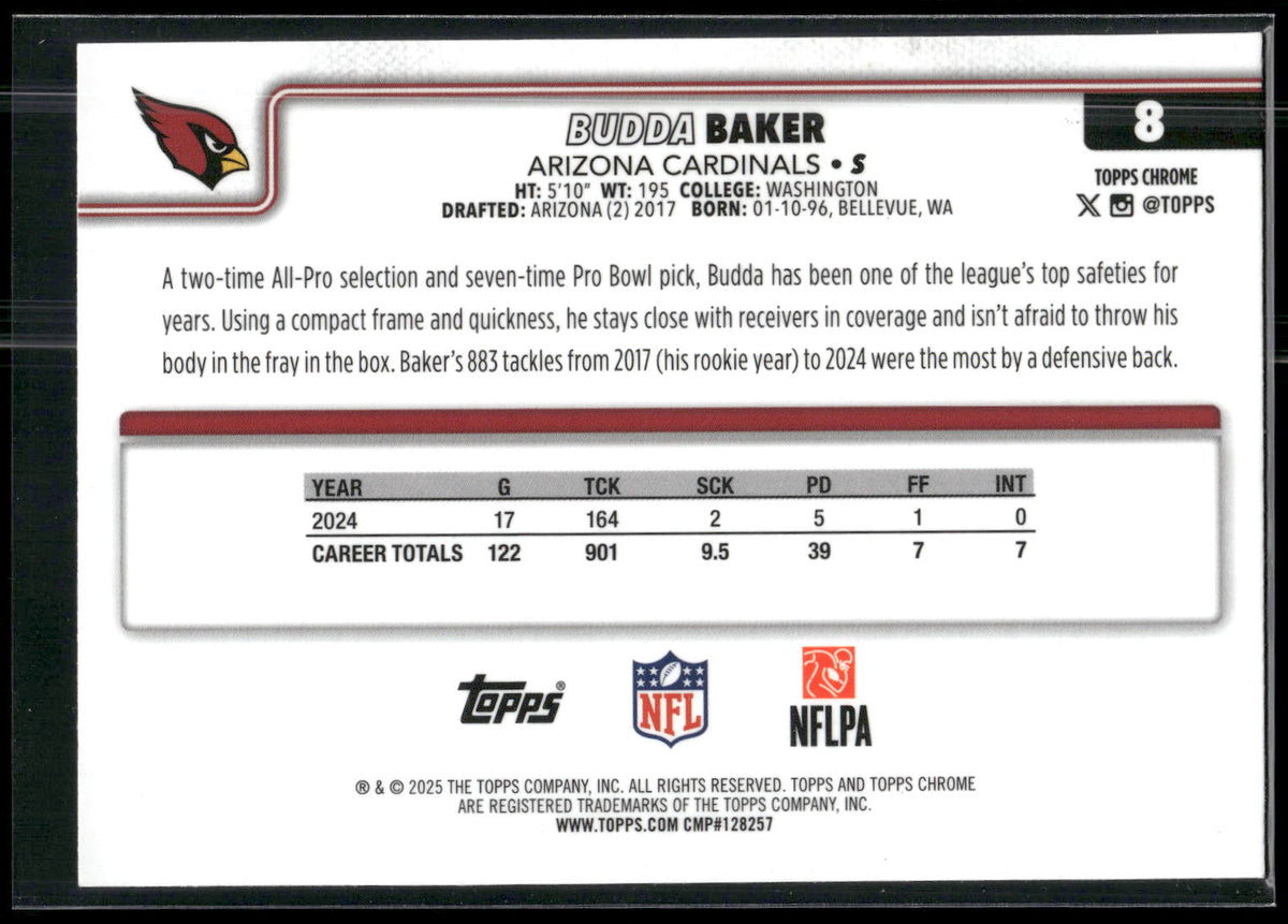 2025 Topps Chrome #8 Budda Baker