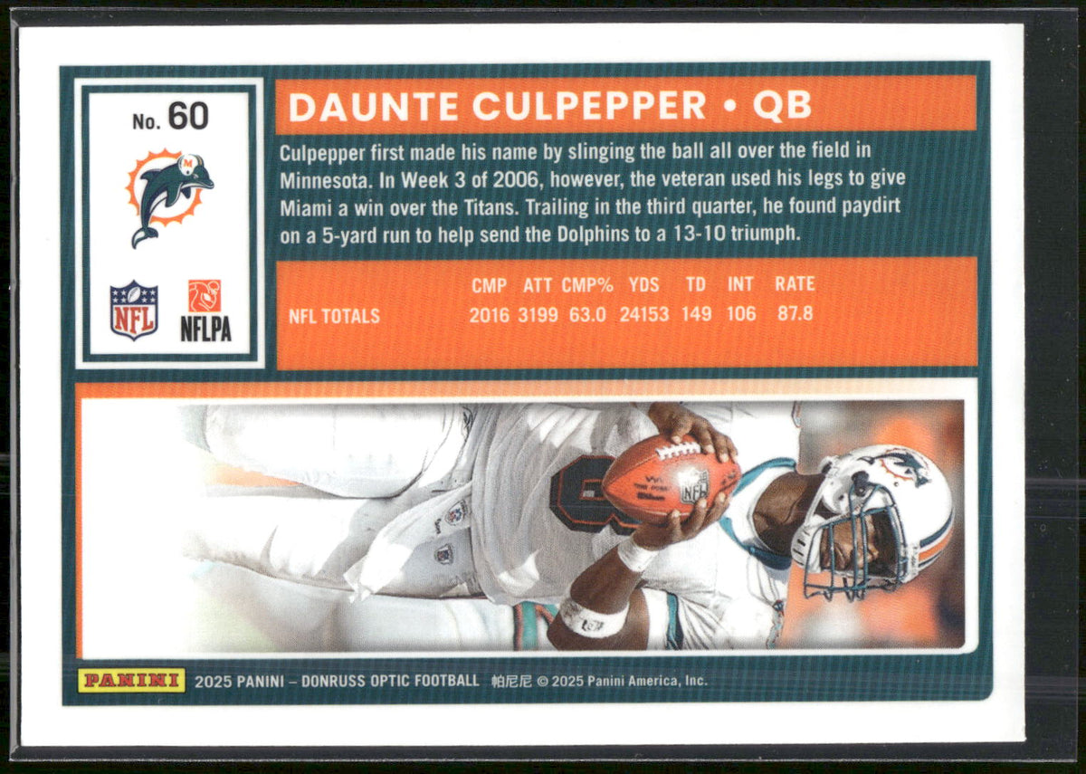 2025 Donruss Optic #60 Daunte Culpepper