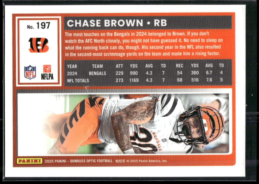 2025 Donruss Optic #197 Chase Brown