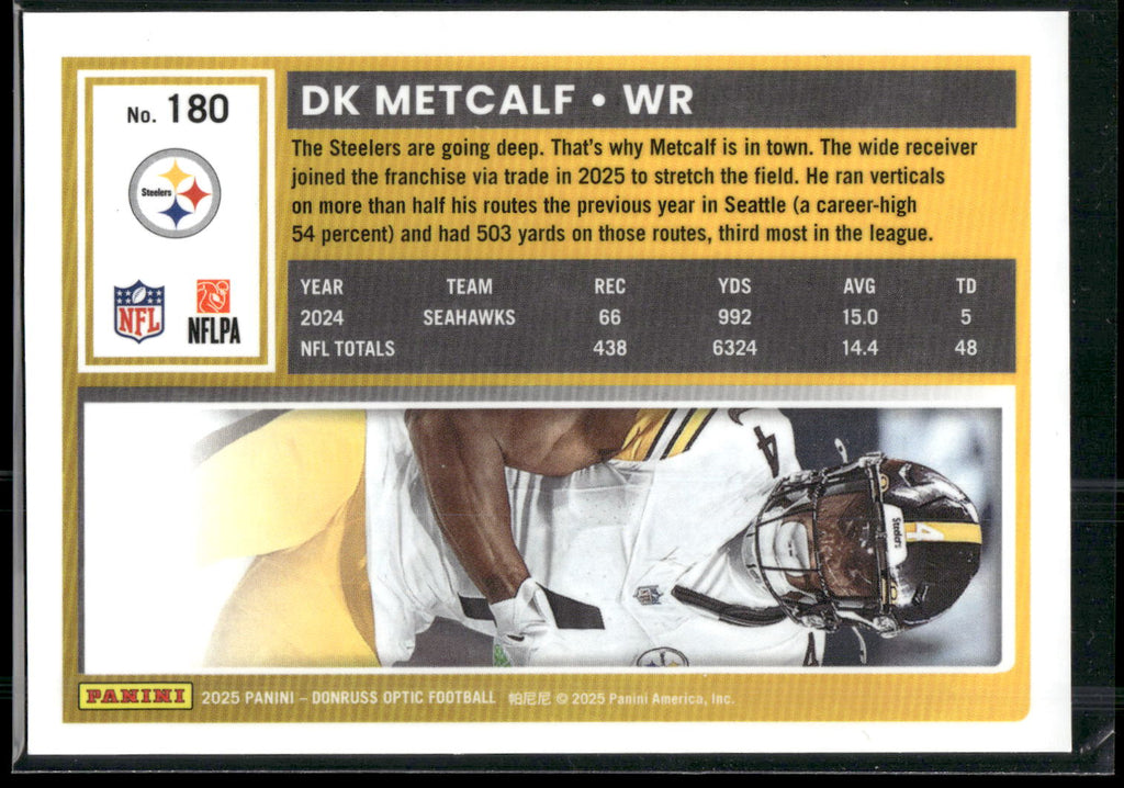2025 Donruss Optic #180 DK Metcalf