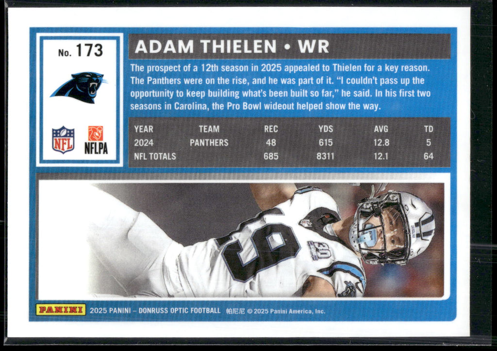 2025 Donruss Optic #173 Adam Thielen